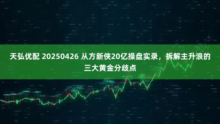 天弘优配 20250426 从方新侠20亿操盘实录，拆解主升浪的三大黄金分歧点